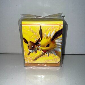 Pokémon Center Jolteon and Eevee Sealed Deck Box from a Japanese Jolteon Box Set